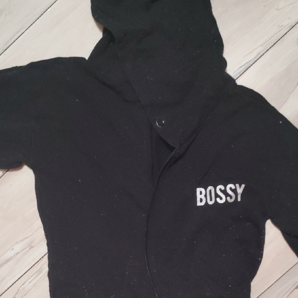 Bossy Black Hoodie
